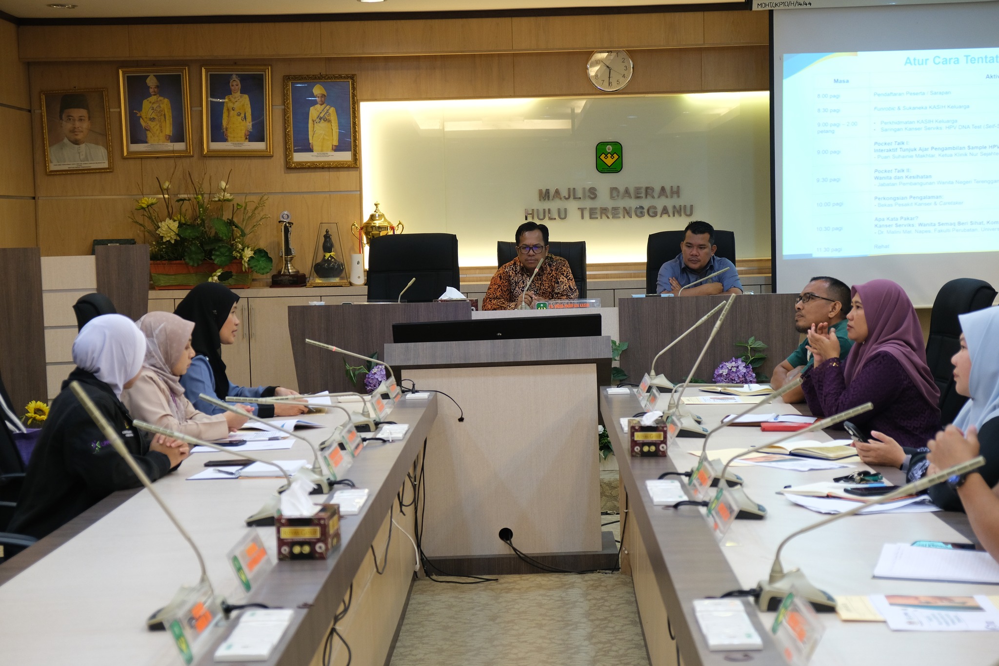 KUNJUNG HORMAT DARIPADA PIHAK LEMBAGA PENDUDUK DAN PEMBANGUNAN KELUARGA NEGERI TERENGGANU KE MAJLIS DAERAH HULU TERENGGANU